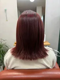 カット＋髪質改善ダブルカラー(ブリーチなし）