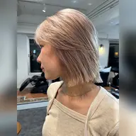 ［ミニモ学割］カット＋ダブルカラー［1ブリーチ］＋プレックストリートメント