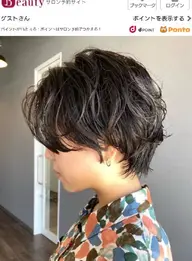 ✨cut +ショートヘアパーマ✨朝のstylingが楽チンに♪