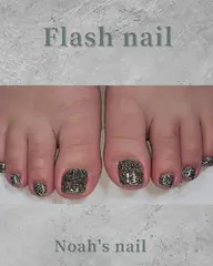 【ミニモ学割】フット SNS人気フラッシュorマグネットネイル(オフ・丁寧ケア込)口コミ・写真OKな方/1色追加500円