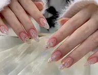 💗ワンホン💗 ちゅるん×うるうる氷ネイル 🧊