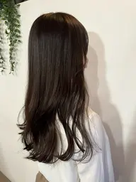 【人気No1】【韓国風フェイスライン◎】カット+抗酸化ケアカラー