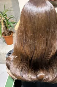 カラー+TOKIO INKARAMI 5stepトリートメント　¥8000