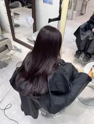 暗染め艶カラー💘トリートメント込