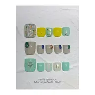 【フットソフトジェルオフ込み】フットバス付き◆パラジェル可◆一番人気◆手削りオフ◆フットジェル 定額Bコース