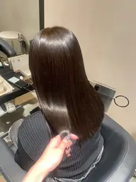 カット(メンテナンスのみ)+縮毛矯正(ロングのみ)