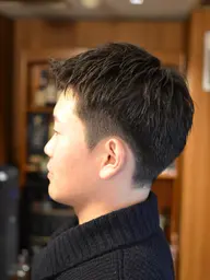 メンズカット+シャンプー+シェービング+ブローセット