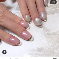 流行りのクリアネイル✨クリアフレンチ‼️長さだし10本込み‼️ジェルオフ+2000円