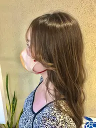 🌺前髪カット、サラサラトリートメント