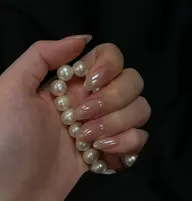 【ハンドジェル】オーロラワンカラー(ベース色あり可)（ジェルオフ付き）長さ出し＋¥2,000（10本）