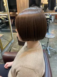 「ブリーチなし」ワンカラー⭐️