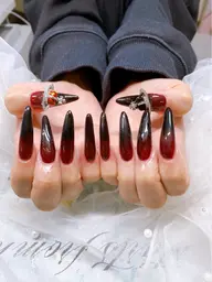 【スカルプ】長さ出し フレンチ カラーグラデーション