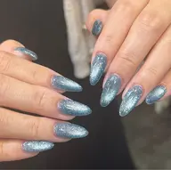 【ジェルチップ長さ出し10本】 💠オフなしマグネット/フラッシュ/ラメ/ミラー/ワンカラー