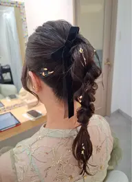 【ゆるふわアレンジ✨️】ヘアセット！韓国風カチモリも◎