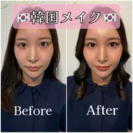 【つけまつげ付き🩷】韓国メイク🇰🇷 (韓国アイドルに！？🫣💕1本ずつ付けるつけまつげで束間まつ毛が可能✨)