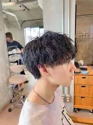 🔥🌊【✨女子モテNo.1✨】波巻きパーマ＋メンズカット🌊🔥