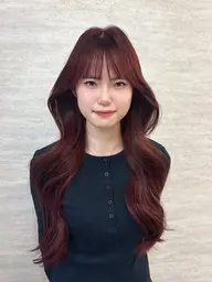 【撮影OKの方限定‼️】ワンカラー+コテ巻きスタイリング.⋆𝜗𝜚