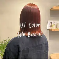 ❤️‍🔥当日予約限定❤️‍🔥〈ブリーチ無し〉ダブルカラー+1stepトリートメント