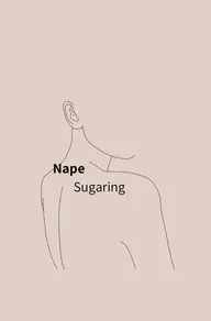 うなじ+襟袖🍋シュガーリング脱毛♡¥3800 自己処理されないでご来店下さい。