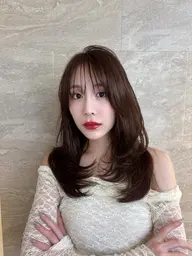 韓国風レイヤー限定💜 無料✂️カット➕スチームトリートメント