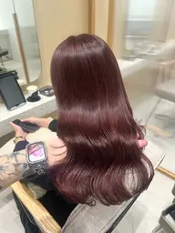 ❣️ダメージケア重視❣️ヒアルロン酸in艶カラー×メンテナンスカット×超音波TOKIOトリートメント【カットなし】