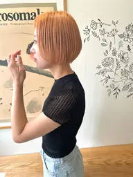 【新規限定】カット+ケアブリーチ+カラー+トリートメント