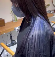 【デザインカラー】インナーカラー・アンブレラカラーなどポイントブリーチ🌟+カット