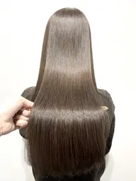 【ブリーチ毛対応縮毛矯正☆】✨酸性ストレートパーマ+フルカラー✨