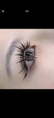 (マツエク)ワンホン上下上140束下つけ放題コーティング付き