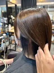 【さりげなく可愛い】💍イヤリングカラー（ブリーチ＋カラー）