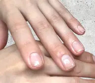 Hand/オフのみ 地爪の痛みを軽減した施術で、オフ後の地爪も美しい💎