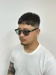 自然なブラック🖤の白髪染め‼️