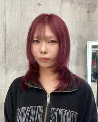 🎀【カット付き！暖色カラー】⭐️ワンカラー➕似合わせカット✂️