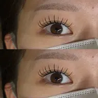 🤍パリジェンヌラッシュ×フラットラッシュ100本で作る 魅せる極みまつげ🤍コーティング仕上げ