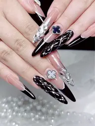 ロングチップ長さ出し込み+持ち込み、デザイン10本無制限つけ放題