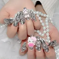 《チップ長さだし》持ち込みデザイン/ゴテゴテパーツ付け放題★オフなし