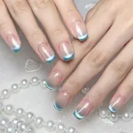 🐰ワンホンネイルマグネットフレンチ/ベイビーブーマー/ビー玉マグネット6980【初回ジェルオフ無料ケア込み】