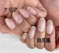 クリアネイル(オフあり/オフ無し)OK
