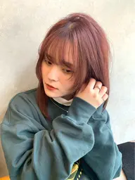 【ブリーチカラー】ブリーチリタッチ+全体カラー🫶💖