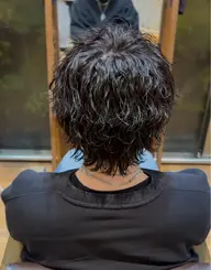 🌟【ミニモ限定クーポン】メンズカット＋特殊パーマ＋ハイライト＋トリートメント【ツイスト波巻き等】🌟#波巻き#ツイスパ