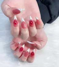 [チップ長さ出し10本]フレンチ