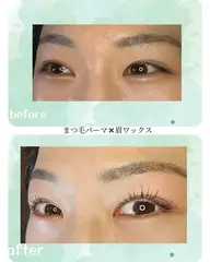 《ミニモ限定価格！》似合わせまつ毛パーマ×デザイン美眉ワックス