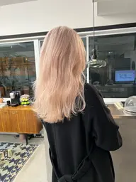 【🪞透明感＋垢抜け🪞】ケアブリーチダブルカラー＋Aujua4stepトリートメント💕