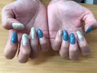 ワンカラー、ラメグラ