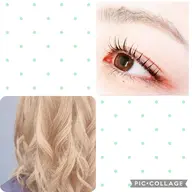 施術後のお出かけに✨ラッシュリフト+ヘアセット(巻くだけスプレー仕上げ)