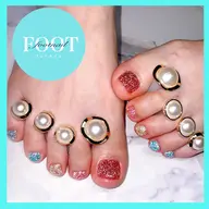 【20時以降】フット🦶🏽💅マグネットorフラッシュワンカラー🩵(オフ込)