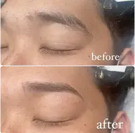 《黄金比(骨格診断)×に合わせ》美眉WAX(間引きあり) ￥5080