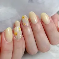 シンプル押し花ネット🌼🌸