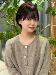 【🌟minimo特別価格🌟】🌿🌼ショートカット+透明感カラー+オージュア3STEPトリートメント🌿🌼