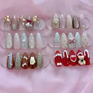 《初回オフ無料》上品トレンドアートデザイン定額 ¥7500